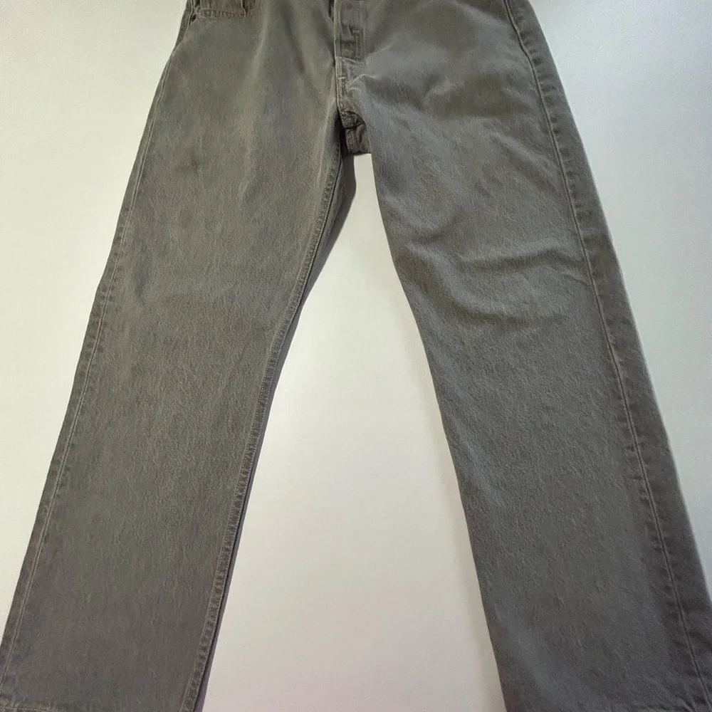 Levi 501 butterfly stone wash gray denim‎ jeans 38/32